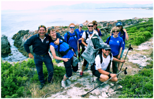 trekking for trash