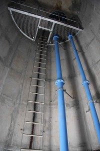Inside of pearly beach water tower