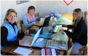 katja and volunteers