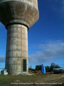 The water tower at Pearly Beach