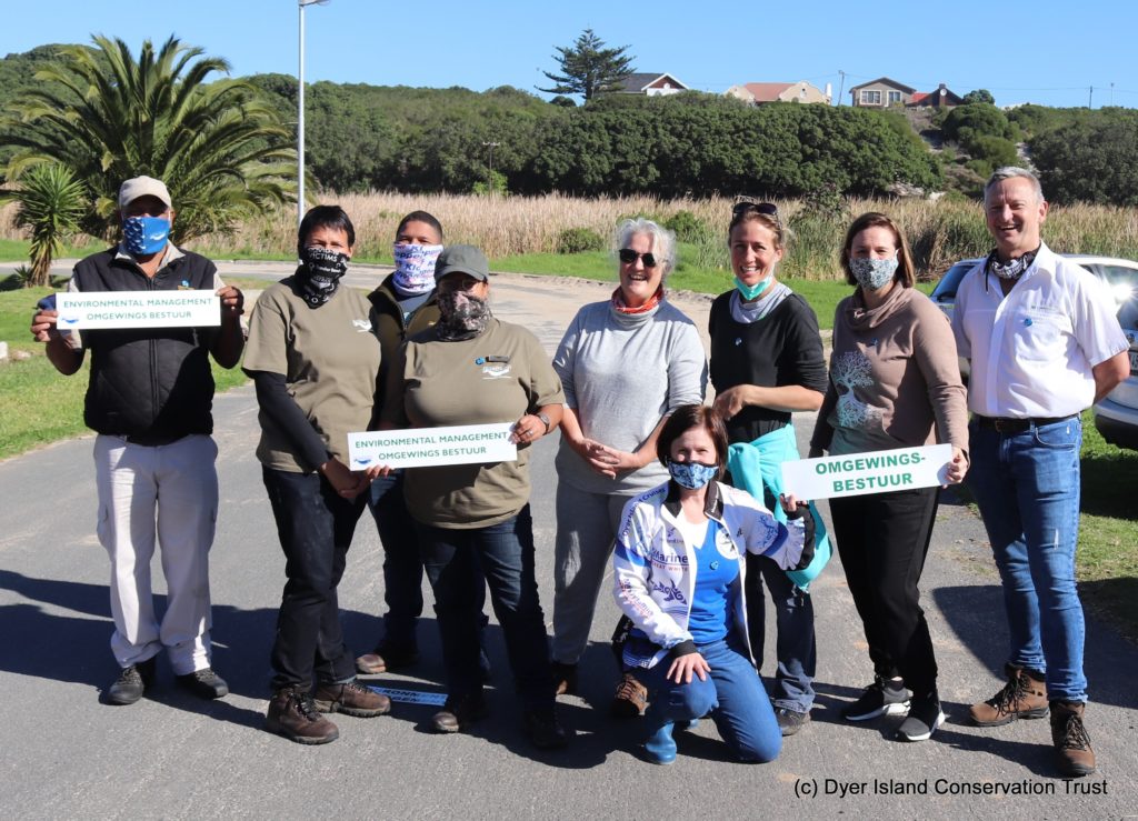 Overstrand Municipality, Dyer Island Conservation Trust, Whale Coast Conservation, Capenature Working Together.