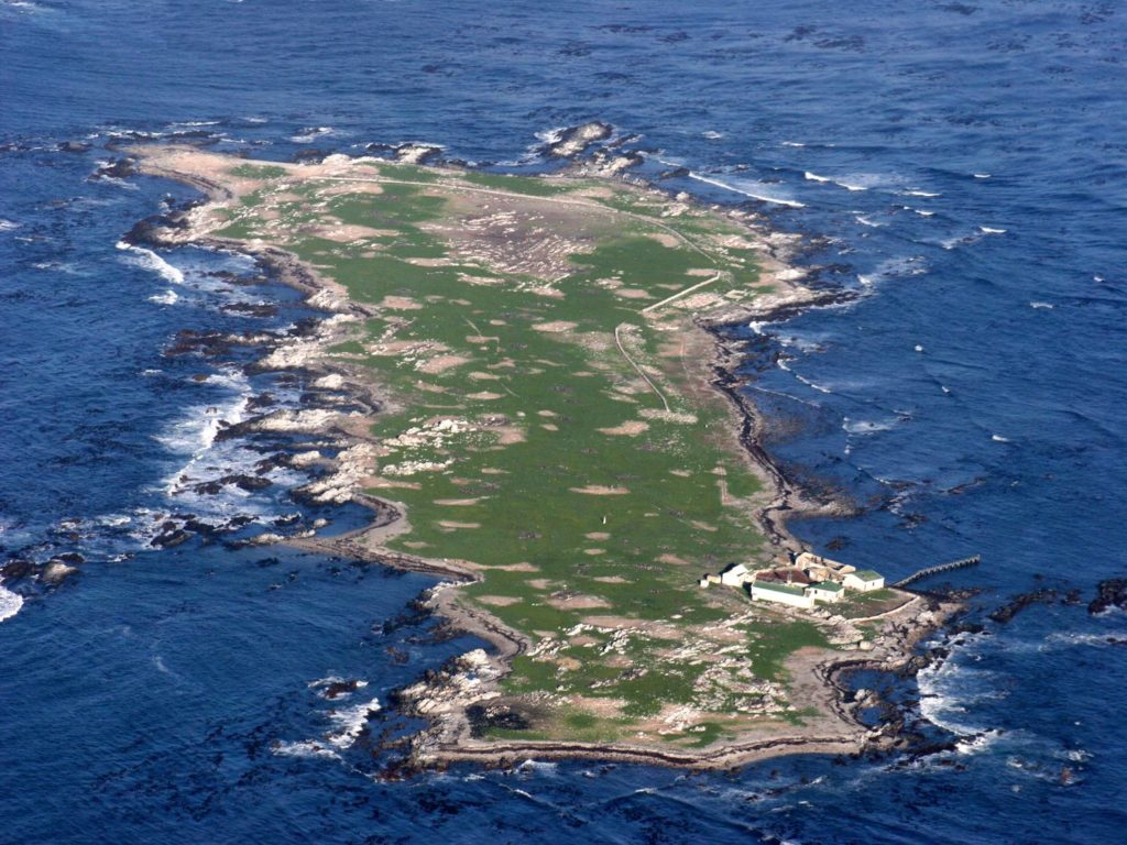 Aerial photograph of Dyer Island